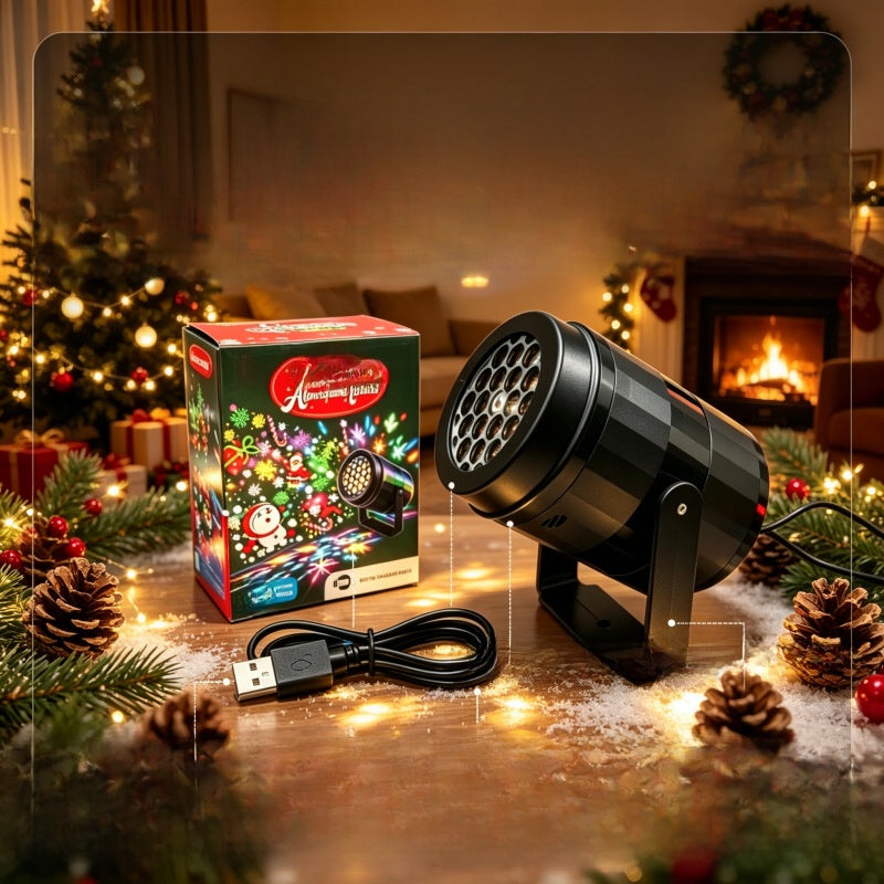 Christmas projection lamp