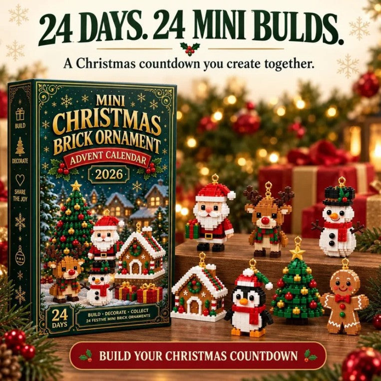 2026 Christmas Brick Advent Calendar 24 Days Countdown Building Kit