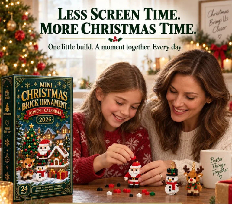 2026 Christmas Brick Advent Calendar 24 Days Countdown Building Kit