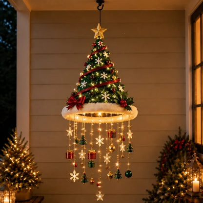 New Product Xmas Hanging Hat Decor Lamp Christmas Hat Pendant Light
