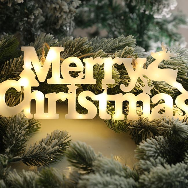 Christmas Decorative Letter Lights