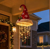 New Product Xmas Hanging Hat Decor Lamp Christmas Hat Pendant Light