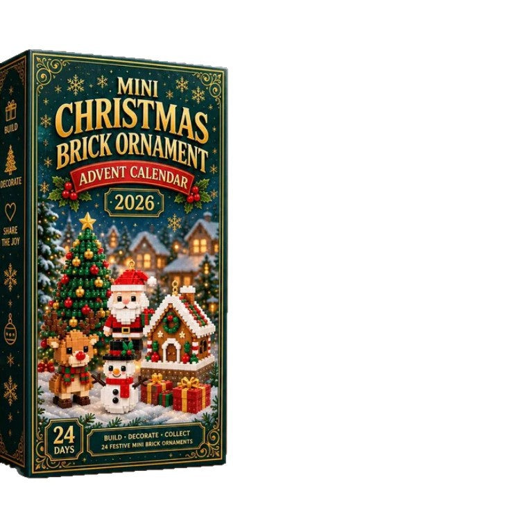 2026 Christmas Brick Advent Calendar 24 Days Countdown Building Kit